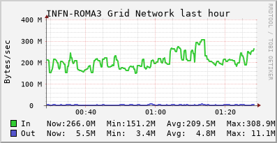 INFN-ROMA3 Grid (1 sources) NETWORK